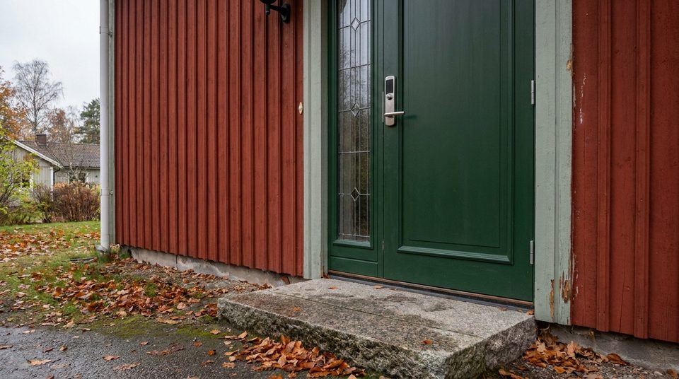 Fasadmålning-projekt i Lidingö