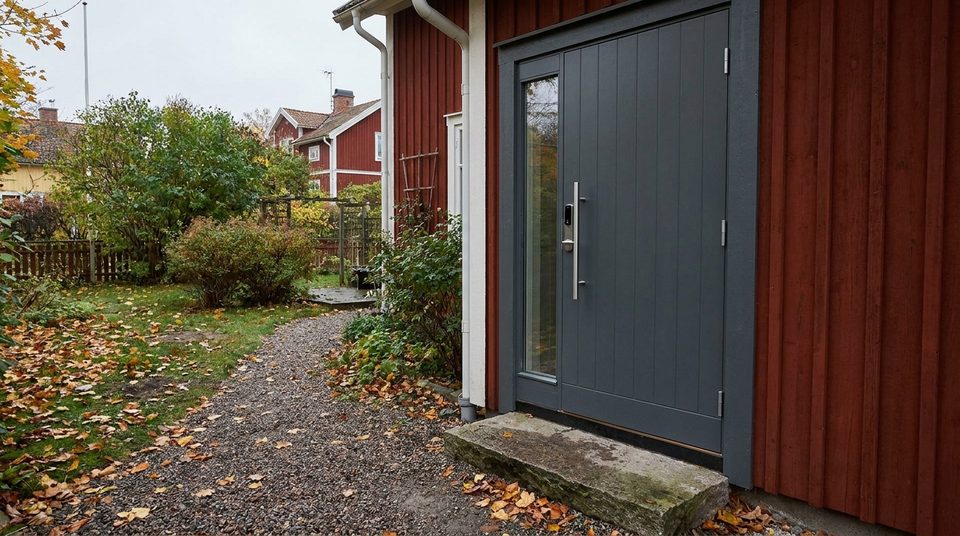Fasadmålning-projekt i Lidingö