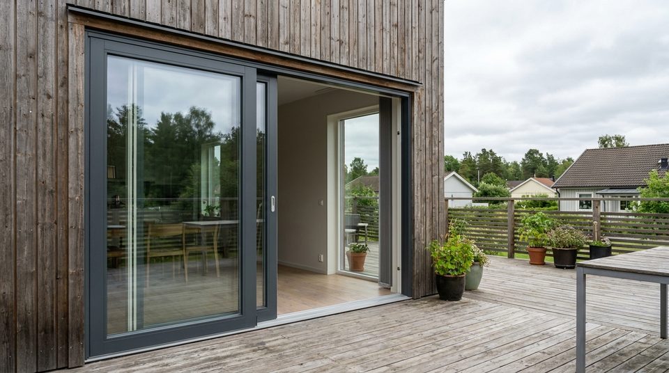 Fasadmålning-projekt i Lidingö