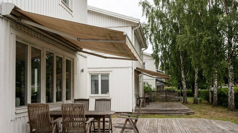 Fasadmålning-projekt i Lidingö